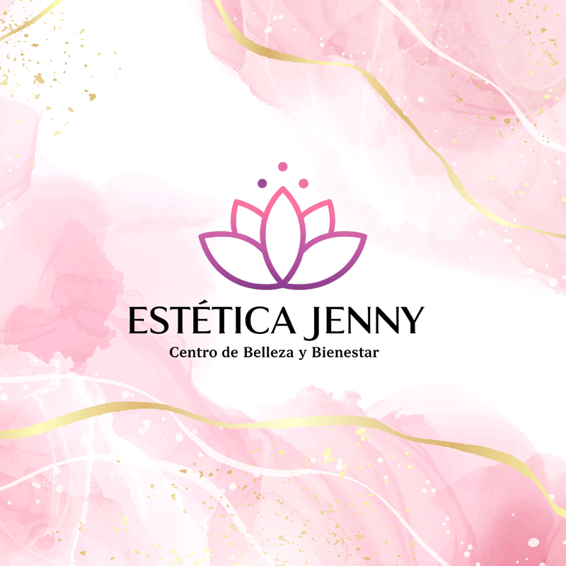 Logotipo de Estética Jenny, centro de belleza y bienestar en Telde